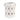 Ceramic Diamond Cut-Out Lantern 6" - Ivory