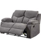 Kalen - Loveseat - Gray Chenille