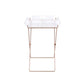 Cercie - Tray Table - Clear Acrylic & Copper