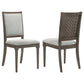 Onslow - Upholstered Dining Side Chair (Set of 2) - Dark Brown