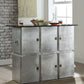 Brancaster - Bar Table With Marble Top - Aluminum