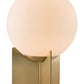 Pearl - Table Lamp - White / Brass