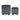 Tribal Look Footed Planter 6 / 8" (Set of 2) - Black