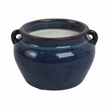 6X4" 16.5 Oz Sea Salt & Bergamot Candle Pot - Navy