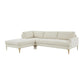 Serena - Velvet Chaise Sectional