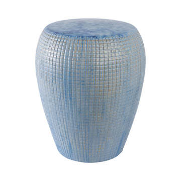 Vilnius Garden Stool - Blue
