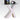 Pervis - End Table - White & Clear Glass