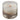 4" Warm Vanilla Rustic Glass Candle 12 Oz - Multi