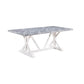 Hollyn - Dining Table With Engineering Stone Top - White