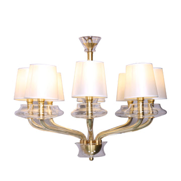 Lightsglass Chandelieroff - White Shade