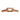 Wood 17" Triple Link Chain - Brown