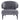 Wood Round Back Accent Chair - Gray