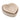 Wood Heart Bowls 9 / 10" (Set of 2) - Natural