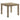 Cardova - Square Counter Height Dining Table - Vineyard Oak