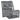 Milano - Armless Club Chair - Slate