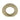 Metal 11" Round Open Cut Out Vase - Gold