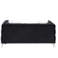 Phifina - Loveseat - Black Velvet