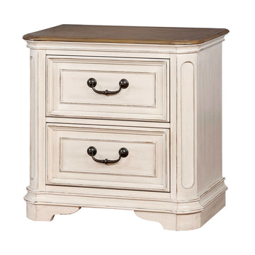 Pembroke - Nightstand - Antique Whitewash