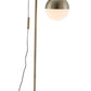 Waterloo - Floor Lamp - White / Bronze