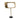 Metal / Marble Table Top Deco 20" - Gold