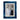 Resin 5X7 Navy & White Border Photo Frame