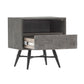 Makena - 1 Drawer Night Stand - Gray Acacia