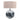 28" x 22" Metal Base Table Lamp - Blue / Multi