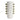 13" Vase With Side Knobs - White / Gold