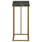 Vicente - Marble Top C-Shaped Sofa Side Table