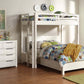 Celerina - Twin Loft Bed - Weathered White Finish