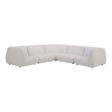 Zeppelin - Classic L Modular Sectional - White