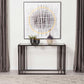 Adri - Glass Top Entryway Sofa Console Table