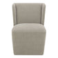 Cormac - Rolling Dining Chair Performance Fabric - Capri Sapphire