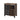 Treju - Wine Cabinet - Obscure Glass, Rustic Oak & Black