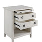 Halim - Accent Table - Antique White Finish