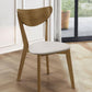 Kersey - Curved Wood Dining Side Chair (Set of 2) - Chestnut