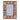 4" x 6" Wood Petals Photo Frame - White / Natural