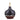 20" Oliver Large Metal Bottle - Black