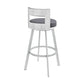 Flynn - Swivel Bar Stool -  Brushed Steel