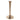 9" x 4" Ribbed Metal Taper Holder - Gold