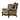 Latisha - Chair With 2 Pillows (Same Lv01578) - Tan, Pattern Fabric & Antique Oak