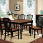 Mayville - Dining Table With X Leaf - Black / Antique Oak