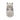 7" Sitting Pretty Kitty With Vase Opening - White / Black