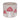 8" Magic Mushroom Applique Planter - Red / White