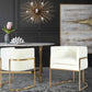 Giselle - Velvet Dining Chair Gold Leg