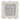 4" x 4" Puffy Squiggle Photo Frame - Ivory