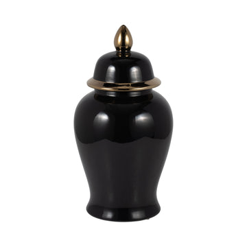 Temple Jar - Black / Gold