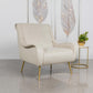 Ricci - Upholstered Saddle Arm Accent Chair