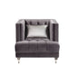 Hegio - Chair - Gray Velvet