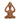 Terracotta 10" Salutation Yoga Bunny - Natural